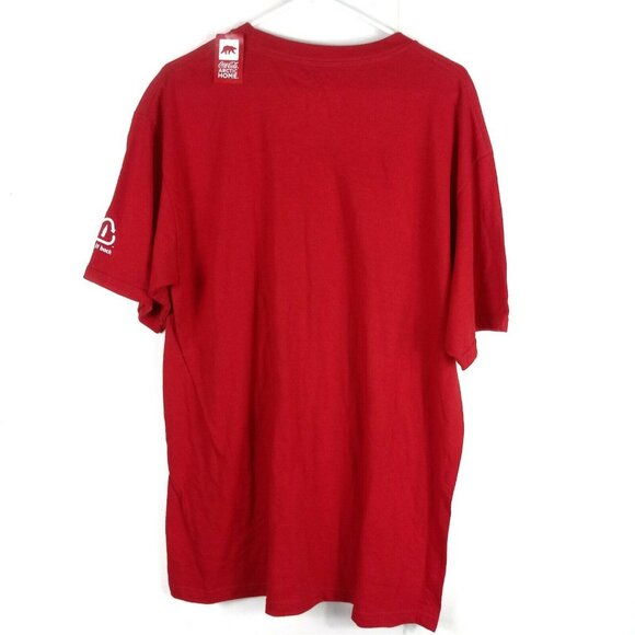 Coca Cola Arctic Home T-Shirt Men's XL Red Polar Bear Graphic Eco-Friendly Tee - Picture 8 of 8